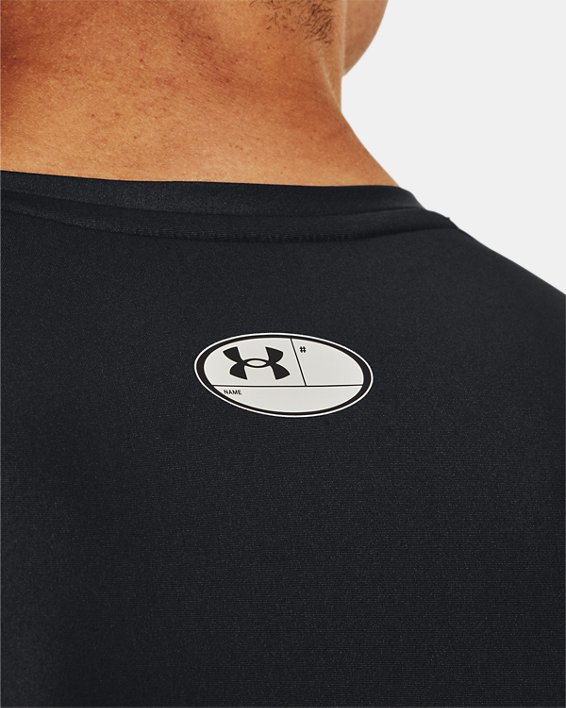 Men's UA Iso-Chill Compression Long Sleeve in Black image number 3